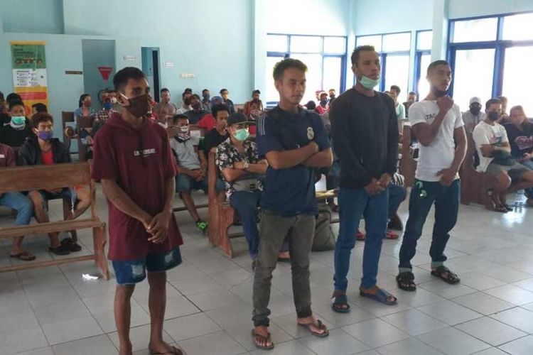 75 warga NTT masih tertahan di Pelabuhan Lembar, Kabupaten Lombok Barat, NTB, hingga Senin (20/4/2020).