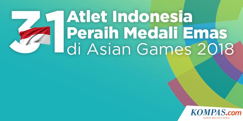 31 Atlet Indonesia Peraih Medali Emas di Asian Games 2018