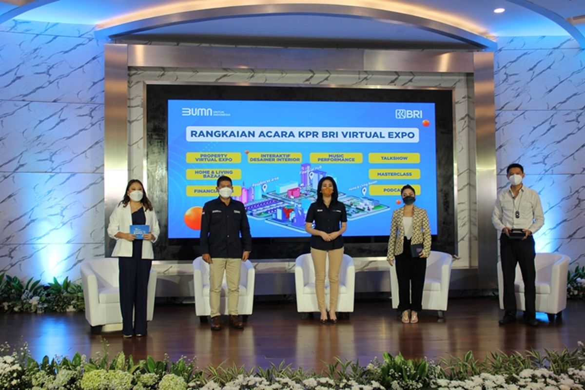 Launching KPR BRI Virtual Expo Volume 2 yang diadakan secara online. 