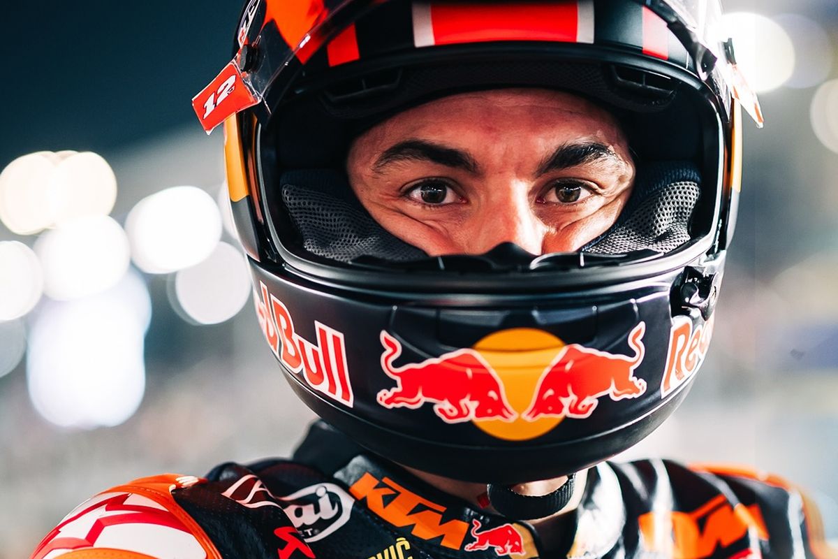 Maverick Vinales saat berlaga pada MotoGP Qatar 2025