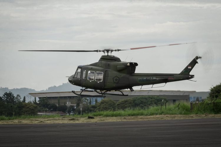 PT Dirgantara Indonesia (Persero) atau PT DI mengirim satu unit helikopter Bell 412EPI untuk TNI Angkatan Darat (AD).