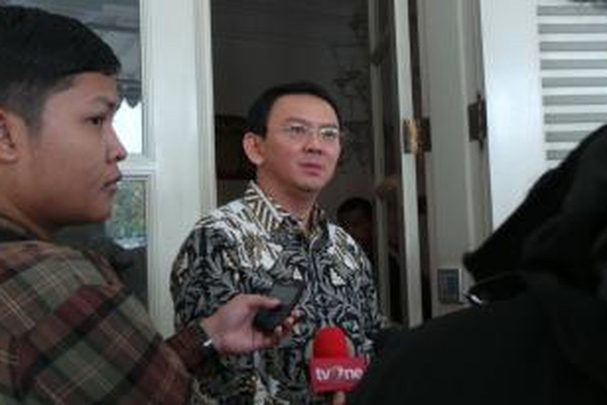 Gubernur DKI Jakarta Basuki Tjahaja Purnama, di Balai Kota, Rabu (25/3/2015). 