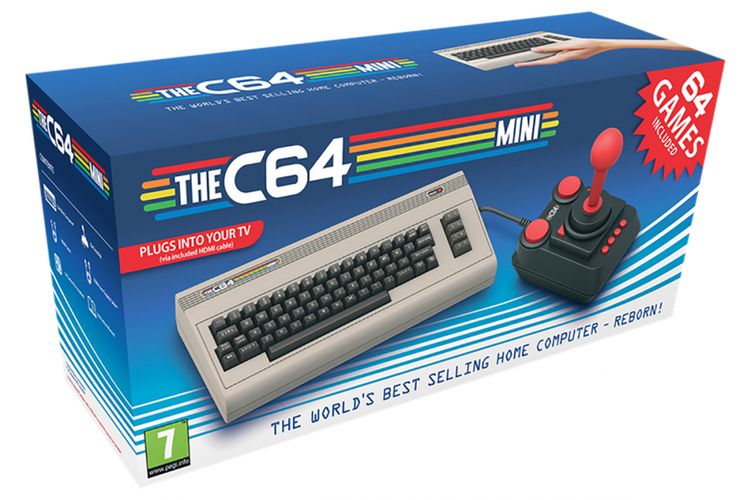 Konsol game Commodore 64 Mini.
