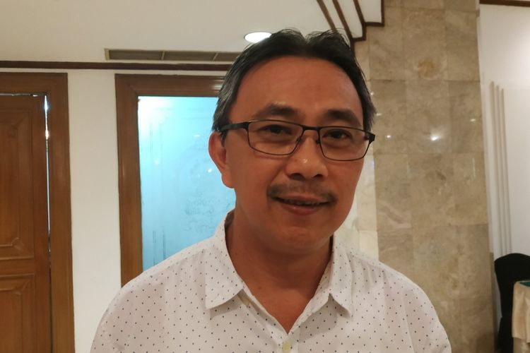 Pengamat Politik Jerry Sumampow di Hotel Sahid, Jakarta, Kamis (5/12/2019).