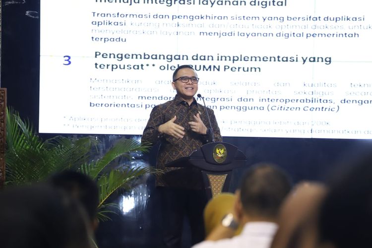 Kolaborasi Kementerian PANRB dengan sejumlah Kementerian, Polri, dan BUMN dalam pelayanan digital izin event di Indonesia.