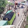 Jembatan Muara Lawai di Lahat Ambruk, Angkutan Batubara Dihentikan Sementara