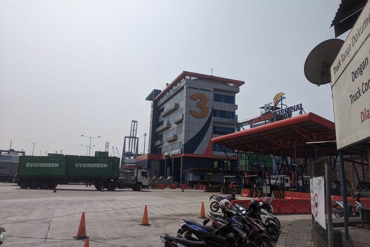 Terminal 3 Pelabuhan Tanjung Priok, Jakarta Utara, Selasa (15/10/2019)