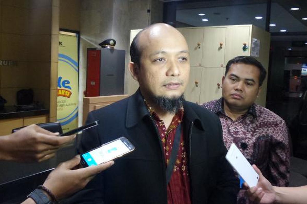 Ketua Wadah Pegawai KPK Novel Baswedan di Gedung KPK Jakarta, Jumat (11/11/2016).