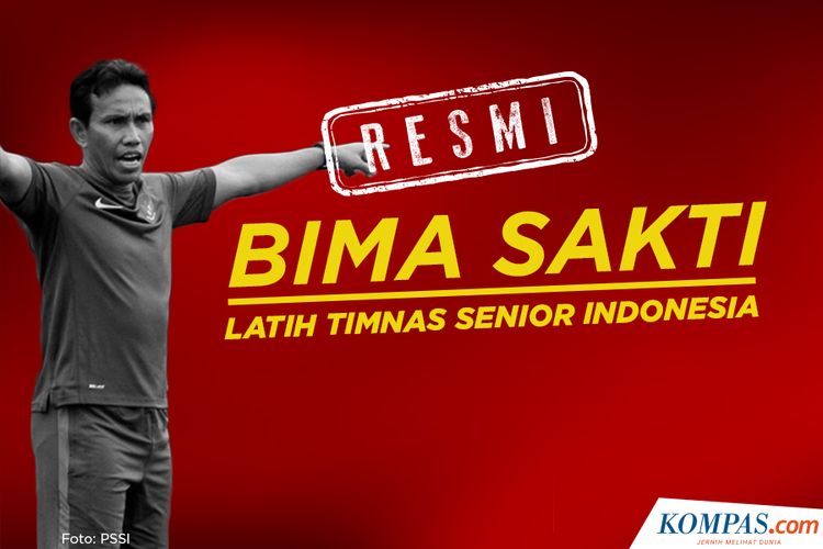 Resmi Bima Sakti latih Timnas Senior Indonesia