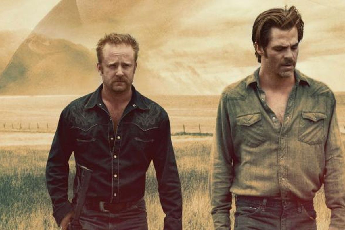 Aktor Ben Foster (kiri) dan Chris Pine dalam film Hell or High Water.