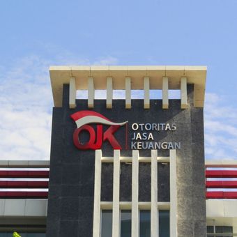 Ilustrasi gedung Otoritas Jasa Keuangan (OJK). 