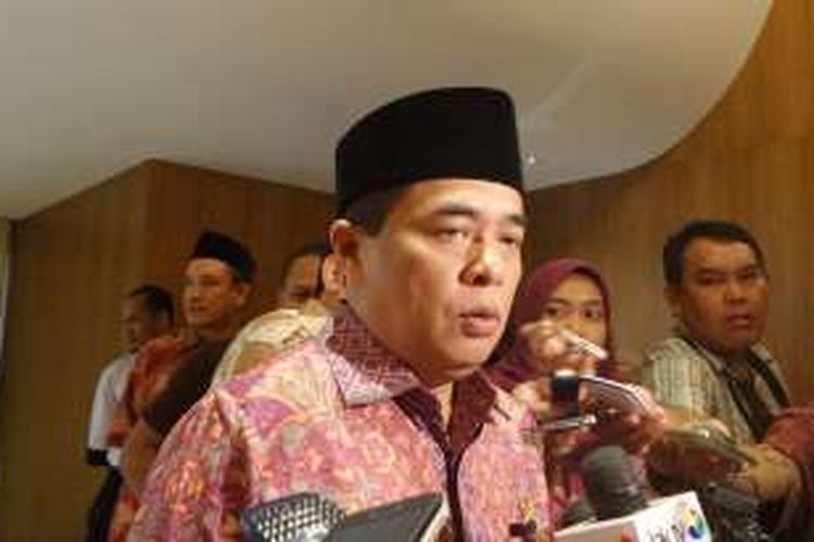 Ketua DPR RI Ade Komarudin di Kompleks Parlemen, Senayan, Jakarta, Jimat (20/5/2016)