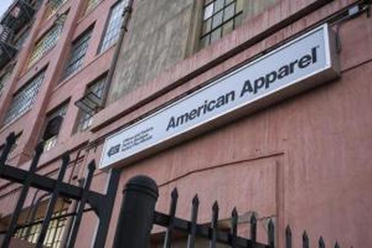 Label ritel American Apparel menyatakan bangkrut