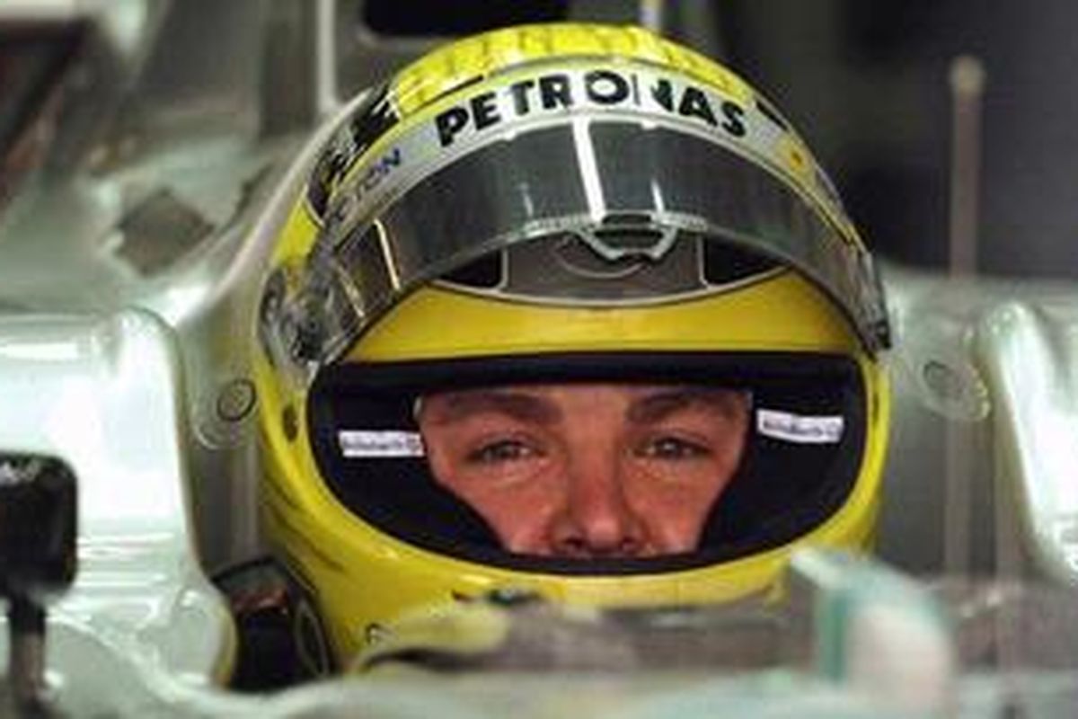 Pebalap Mercedes GP, Nico Rosberg.
