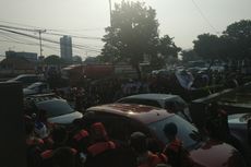 Ada Bubaran Demo Buruh di Kemenaker Pukul 16.00, Lalu Lintas Tersendat 