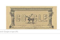 Rayakan Olimpiade Pertama Dunia, Google Berhias ala Yunani