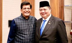 Bertemu Menteri Piyush Goyal, Menko Airlangga Dorong Penyelesaian Isu Teknis untuk Tingkatkan Perdagangan Indonesia–India