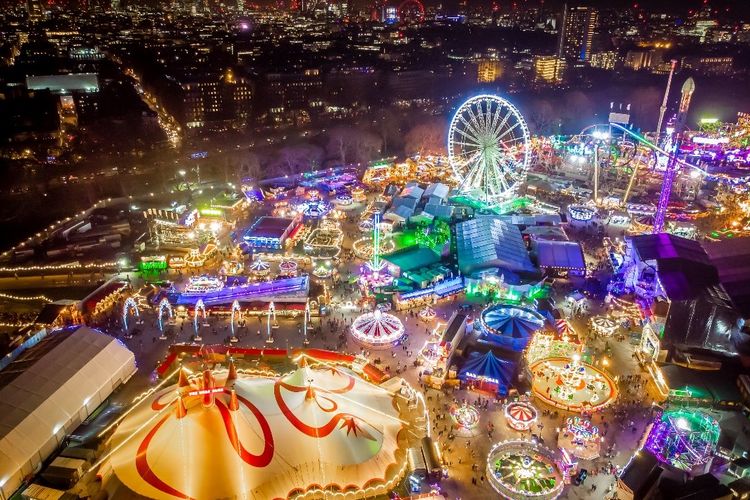 Winter Wonderland Hyde Park di London, Inggris