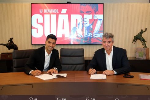 Resmi, Luis Suarez Teken Kontrak Dua Tahun di Atletico Madrid