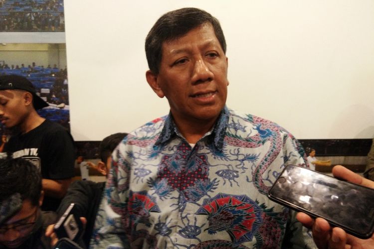 Komisaris PT PBB Kuswara S Taryono saat ditemui di Graha Persib, Jalan Sulanjana, Jumat (18/1/2019).