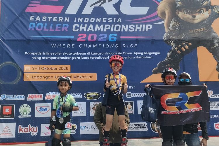Tanpa Dukungan KONI, Atlet Sepatu Roda Papua Raih 18 Medali di EIRC Makassar