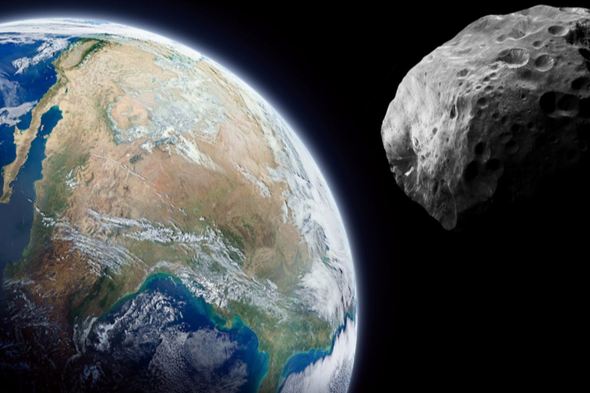 Ilustrasi asteroid