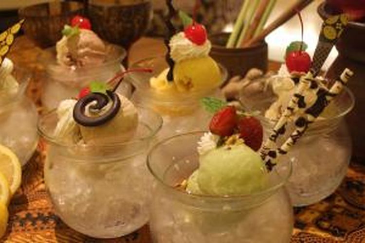 Ice Cream Tolak Angin di Hotel Tentrem Yogyakarta.