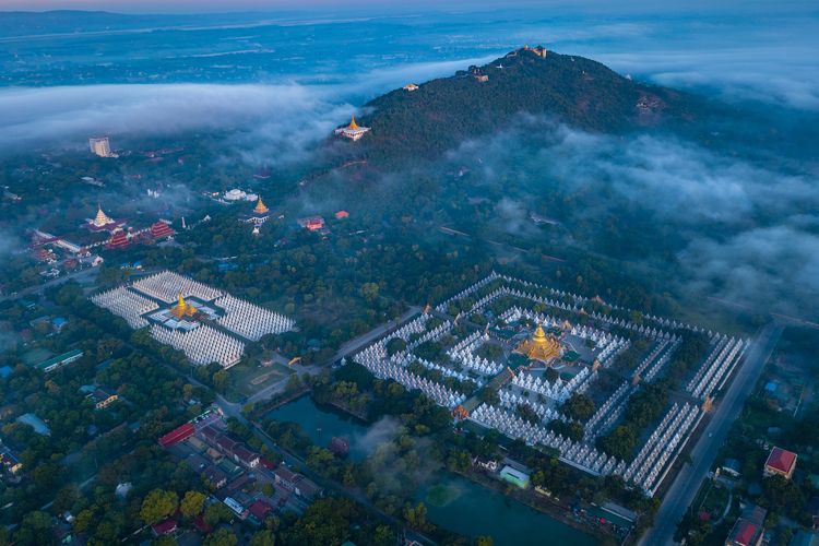 Tempat wisata bernama Bukit Mandalay di Myanmar (dok. Pixabay | Myo Min Kyaw).
