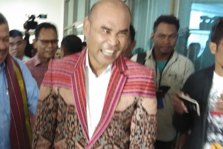 Gubernur NTT Viktor Bungtilu Laiskodat di Kupang, Kamis (24/1/2019)