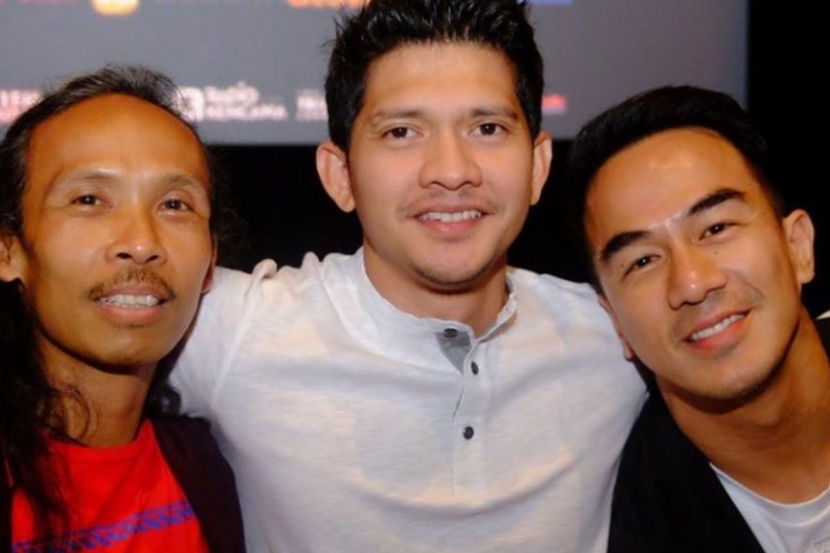 Yayan Ruhian (kiri), Iko Uwais (tengah), dan Joe Taslim (kanan).