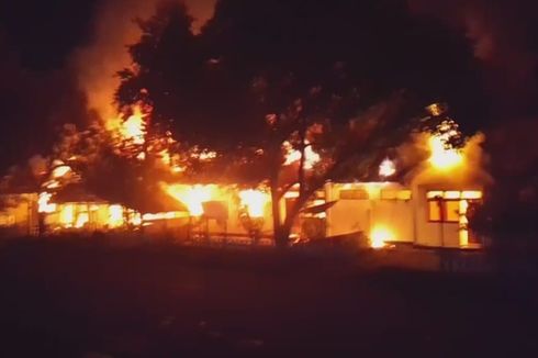 Asrama Polres Seram Bagian Timur Terbakar, 4 Rumah Dinas Ludes