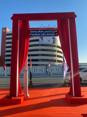 UAE unveils President Joko Widodo Street in Abu Dhabi (19/10/2020)