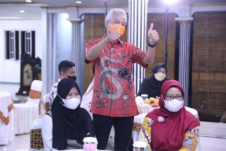 Gubernur Jawa tengah Ganjar Pranowo