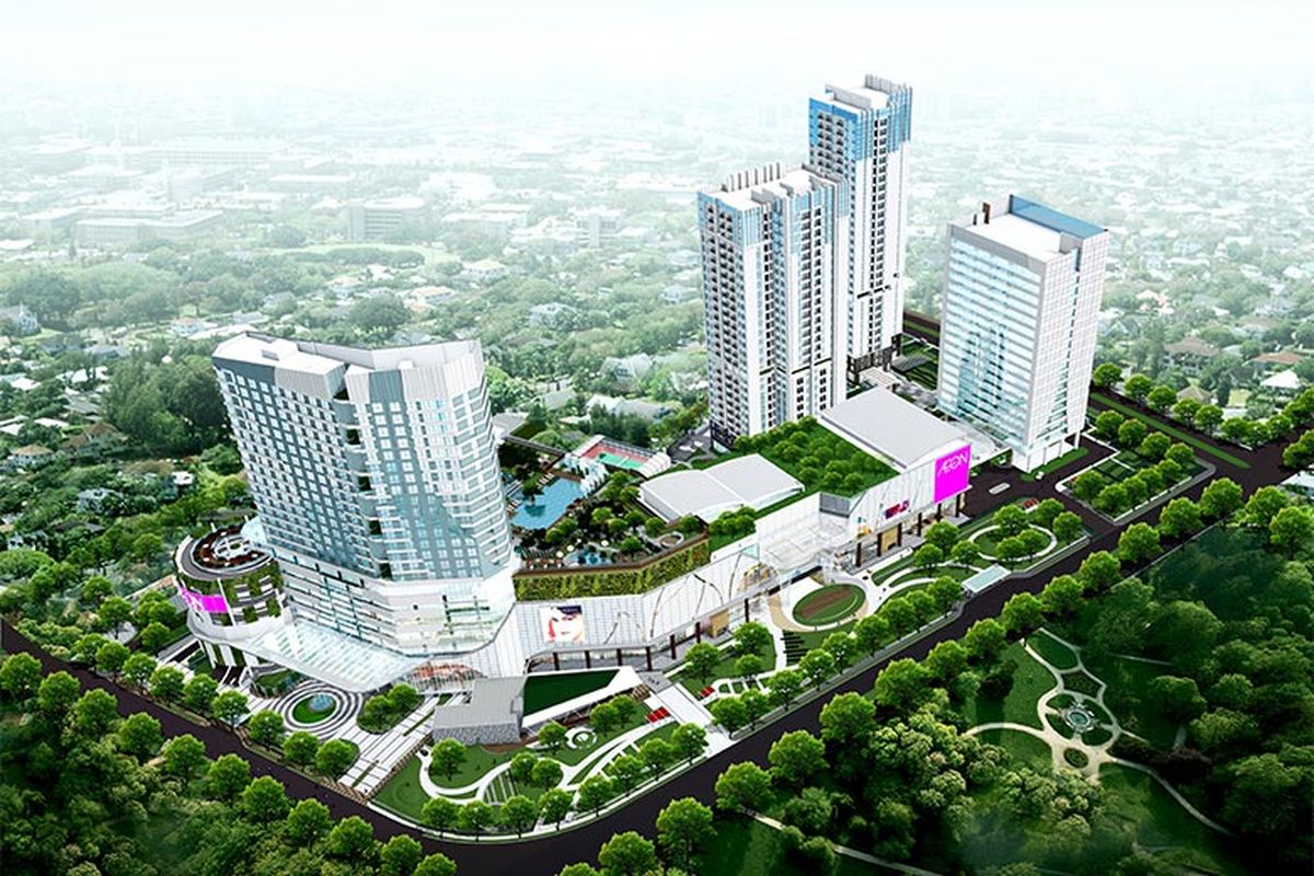 Apartemen Southgate mengusung konsep green living dengan mixed use development yang mengintegrasikan hunian apartemen, shopping mall, dan office tower dalam satu area. 