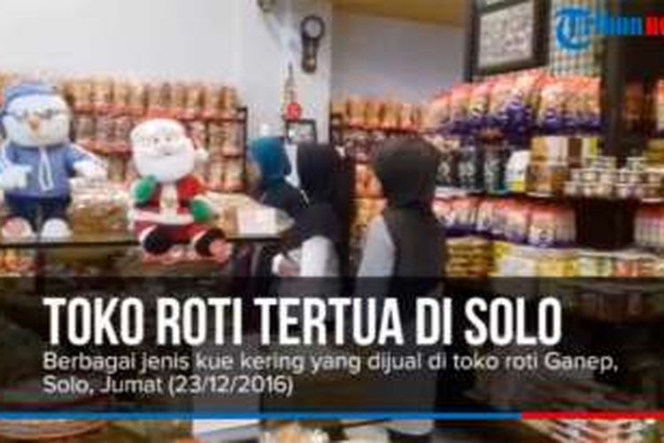 Roti Ganep adalah gerai toko tertua di Solo, Jawa Tengah, yang buka sejak tahun 1881.