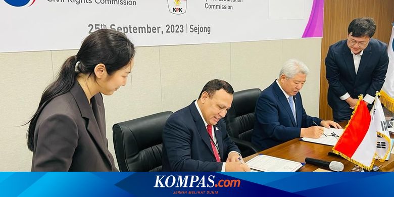 KPK Teken MoU dengan ACRC Korea Selatan, Kawal Investasi yang Masuk Indonesia