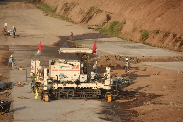 Progres Tol Pandaan-Malang per Senin (17/9/2018).