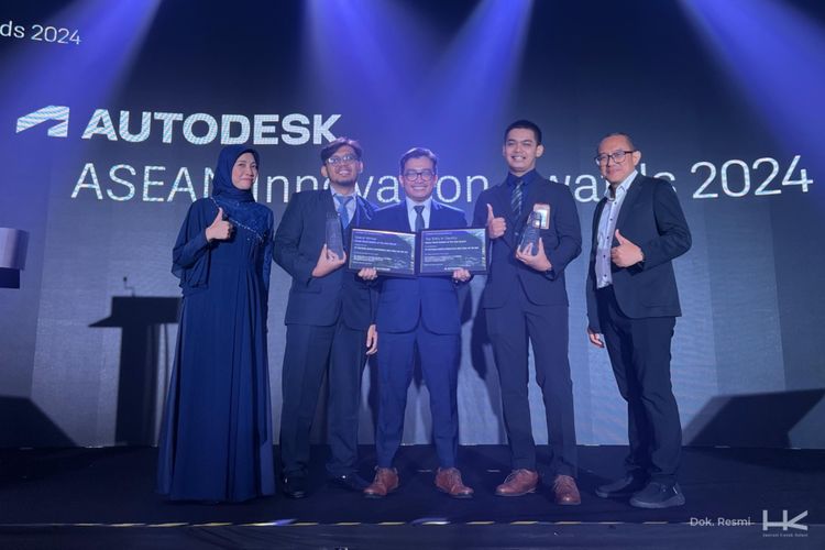 Hutama Karya mendapatkan penghargaan internasional sebagai Top Entry dan Grand Winner di ajang Autodesk ASEAN Innovation Awards 2024.
