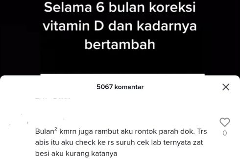 Benarkah Kekurangan Vitamin D Memicu Kerontokan Rambut? Ini Kata Dokter