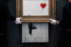 Lukisan Robek Karya Banksy Dilelang Kembali, Harganya Rp 357 M