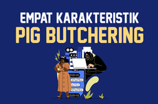 INFOGRAFIK: Empat Karakteristik Penipuan "Pig Butchering"