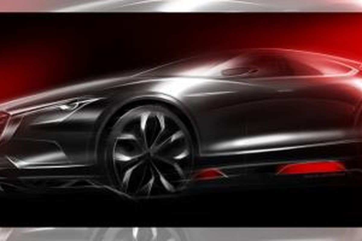 Mazda Koeru Concept yang akan mejeng pertama kali dalam ajang Frankfurt Motor Show 2015.