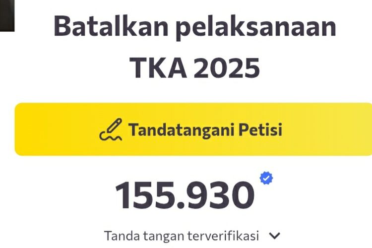 Petisi batalkan Tes Kemampuan Akademik (TKA)