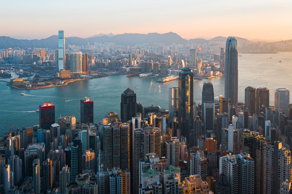 A photo illustrating Hong Kong. 