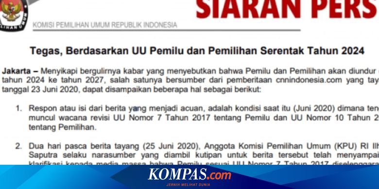 Sempat Diretas, Situs KPU Jakarta Timur Sudah Bisa Diakses Kembali - Vimarsana News