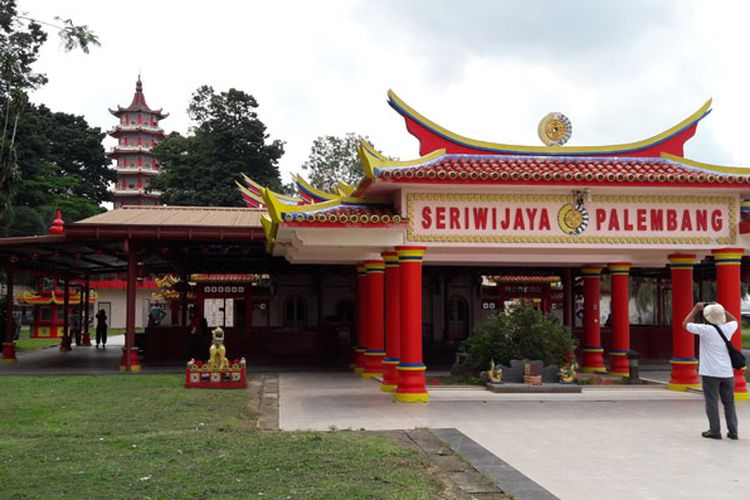 Pulau Kemaro di Palembang, Sumatera Selatan, Selasa (22/8/2017).