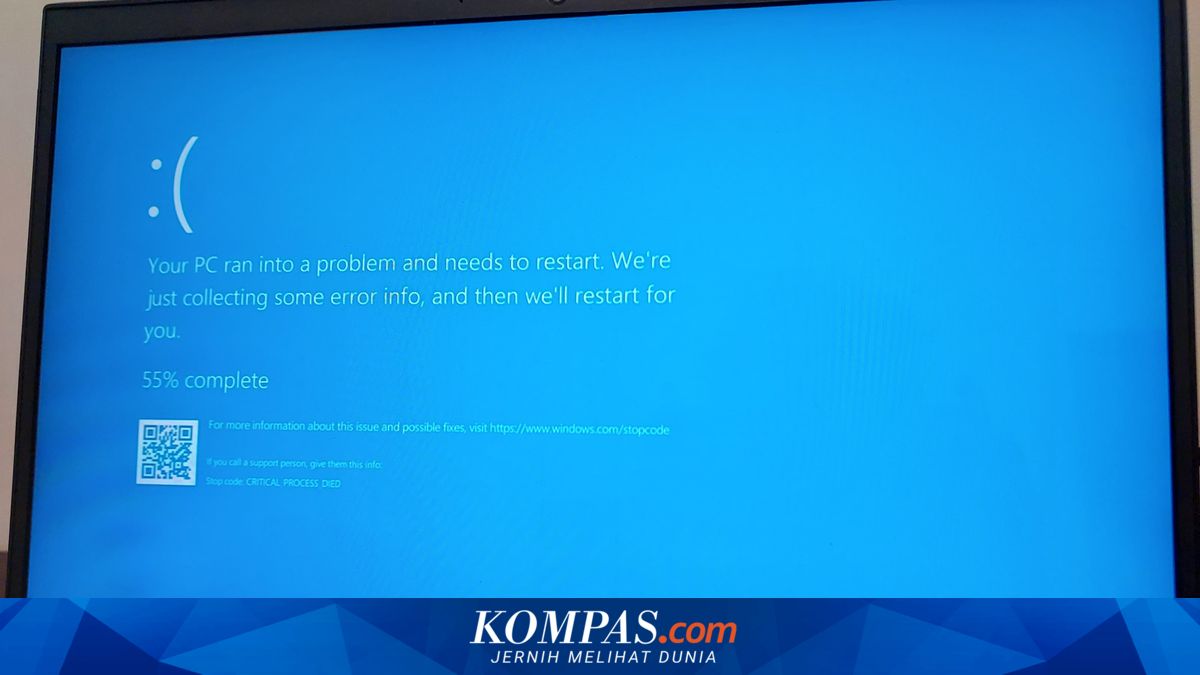 Warganet Indonesia Keluhkan Komputer Windows Mereka Tiba-tiba 