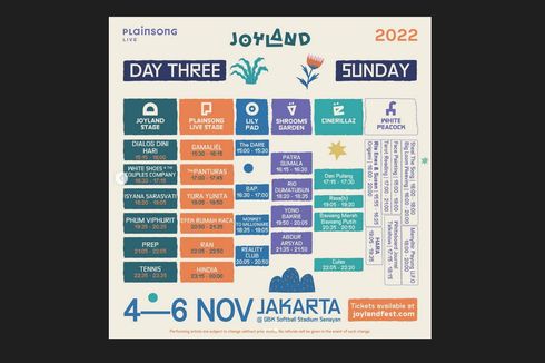 Lineup Joyland Festival 2022 Hari Ketiga, Ada Isyana Sarasvati, Phum Viphurit, hingga Yura Yunita