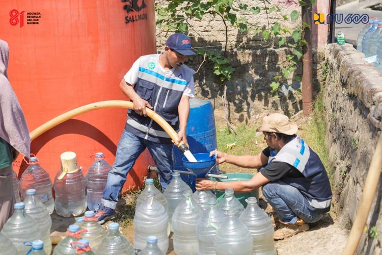 Kekeringan di Cilegon, Pemerintah Bergerak Kirim Air Bersih