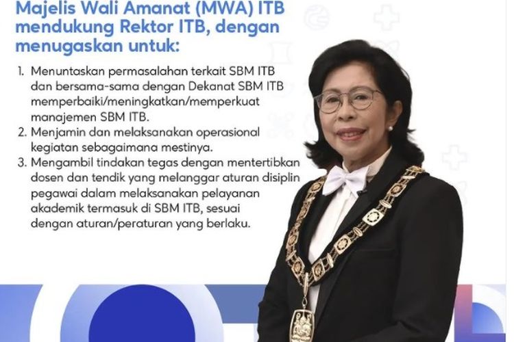 Ketua Majelis Wali Amanat (MWA) ITB, Yani Panigoro.